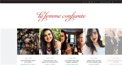 Desktop Screenshot of lafemmeconfiante.com